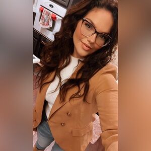 Tan Blazer for Women